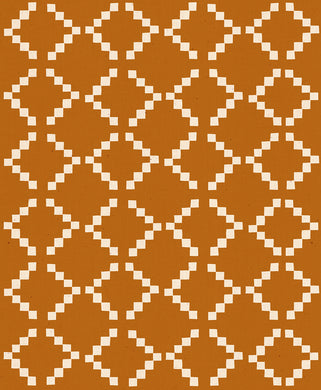 Golden Hour - tile | Saddle RS4020-14 Fabric by the Yard