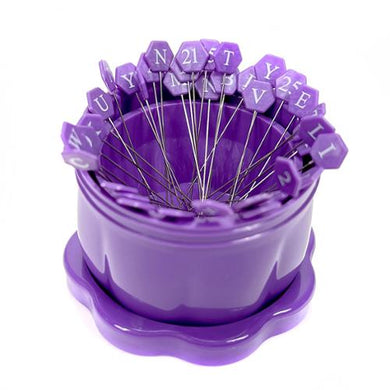 Magnetic Pin Cup Gypsy Purple Large