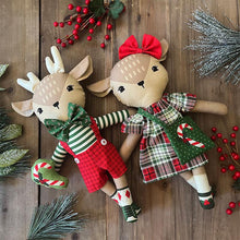 Load image into Gallery viewer, Holiday Cheer Panel Natural 20979 11  - Panel - Reindeer Stuffies
