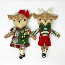 Load image into Gallery viewer, Holiday Cheer Panel Natural 20979 11  - Panel - Reindeer Stuffies