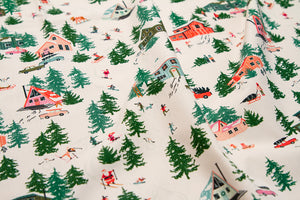 Christmas in the Cabin - Merry Town - Fabric by the Yard