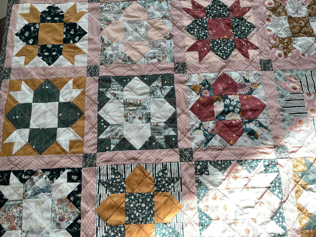 Millie's Quilt Template - cutting instructions - project visuals