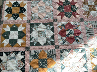 Millie's Quilt Template - cutting instructions - project visuals