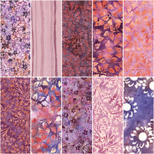 Load image into Gallery viewer, Batiks Wildflowers Misty 5 Inch Stacker A, 42 Pcs.