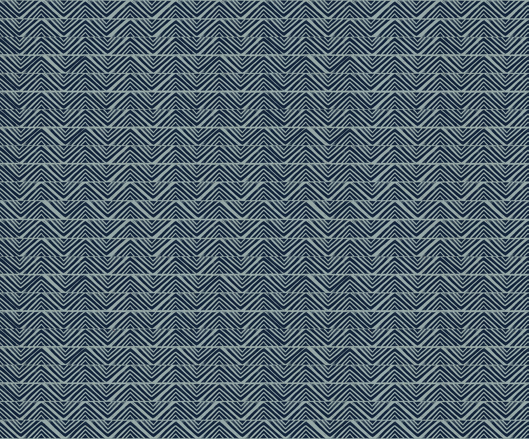 Golden Hour - mountain | blue slate RS4018-15 Fabric by the Yard