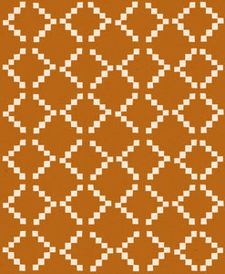 Golden Hour - tile | Saddle RS4020-14 Fabric by the Yard