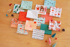 Christmas in the Cabin - 15 piece fat quarter bundle - art gallery fabrics