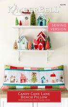 Load image into Gallery viewer, Candy Cane Lane Bench Pillow Sewing Pattern Kimberbell Designs #KD198
