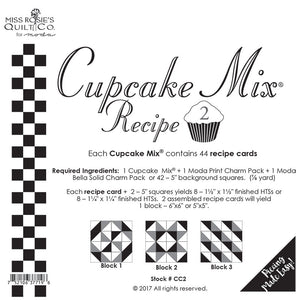 Cupcake Mix Recipe 2 - 44ct CC2 Miss Rosie#1