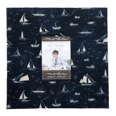 To the Sea- Layer Cake - Moda by Janet Clare