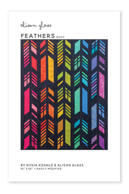 Feathers Quilt Pattern by Alison Glass and Nydia Kehnle - Printed Pattern