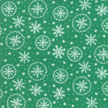 Load image into Gallery viewer, Deck the Halls - Green - Fabric by the Yard