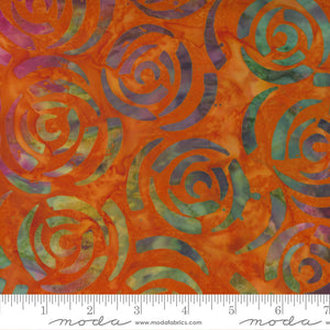 Bossa Nova Batiks - Tangerine 4361 14 - Fabric by the Yard