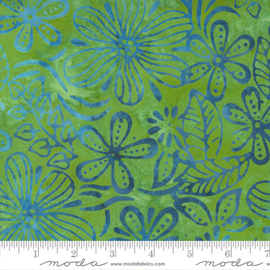 Bossa Nova Batiks - Lime 4361 44 - Fabric by the Yard