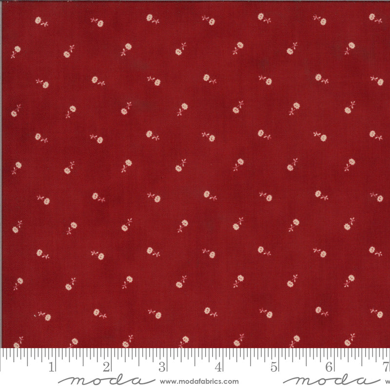 Redwork Gatherings - Red 49113 14 - Fabric by the Yard