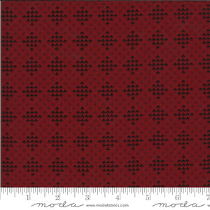 Redwork Gatherings - Dark Red 49116 16 - Fabric by the Yard