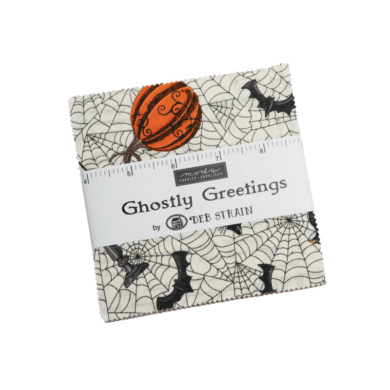 Ghostly Greetings by Deb Strain for Moda - Charm Pack
