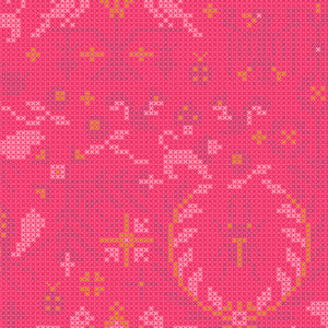 Sun Print 2020 - Menagerie Salmon  - Fabric by the Yard