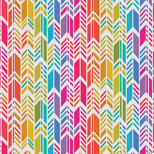 Art Theory - Rainbow Feather  - Day  - Fabric by the Yard