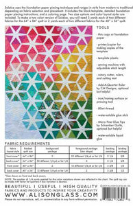 Solstice Quilt by Alison Glass - Printed Pattern