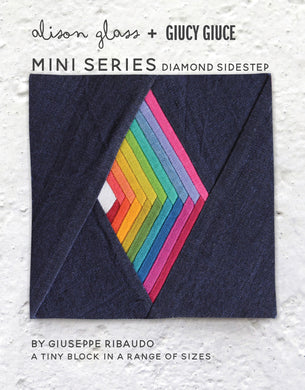 Mini Series Diamond Sidestep by Alison Glass and Guicy Giuce- Printed Pattern