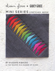 Mini Series Stretched Geese by Alison Glass and Guicy Giuce- Printed Pattern