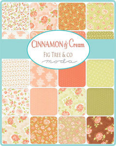 Cinnamon and Cream charm pack - 42 pieces