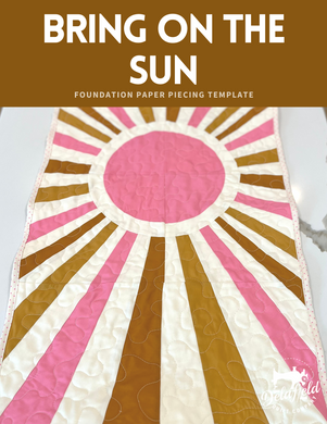 Bring on the Sun - FREE - Digital Download Foundation Paper Piecing Template