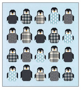 Penguin Party - by Elizabeth Hartman - Printed Pattern