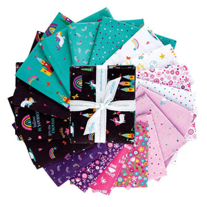 Unicorn Kingdom Fat Quarter Bundle - 18 pieces