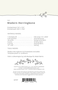 Modern Harringbone By Goertzen, Vanessa - Printed Pattern