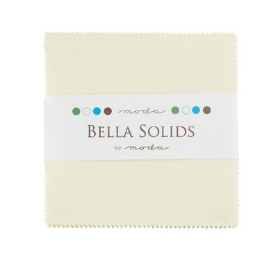 Bella Solids Charm Pack Snow - 9900PP 11