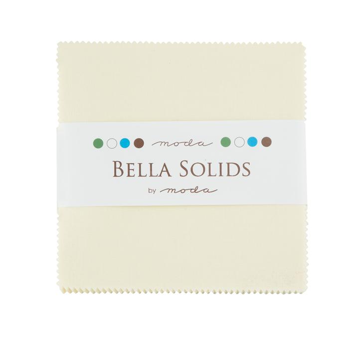 Bella Solids Charm Pack Snow - 9900PP 11