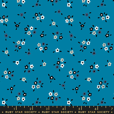 Liana Bright Blue RS3012 14 - Fabric by the Yard