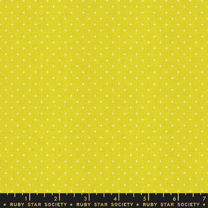 Heirloom - ADD IT UP - Citron - Ruby Star Society - Fabric by the Yard