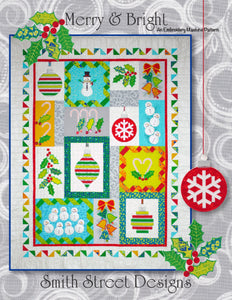 Merry and Bright Pattern By Connor, Kathleen - Embroidery Machine Pattern
