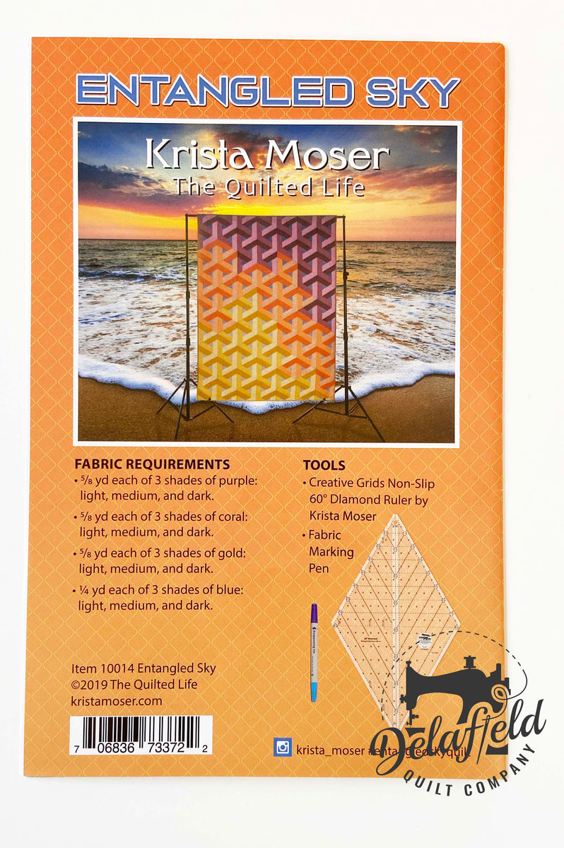 Entangled Sky - By Krista Moser - Printed Pattern β Delafield Quilt Company