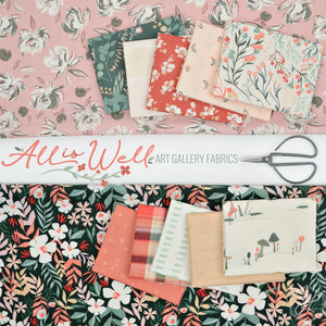 All is Well designed by AGF Studio - Fat Quarter Bundle - 12 pieces