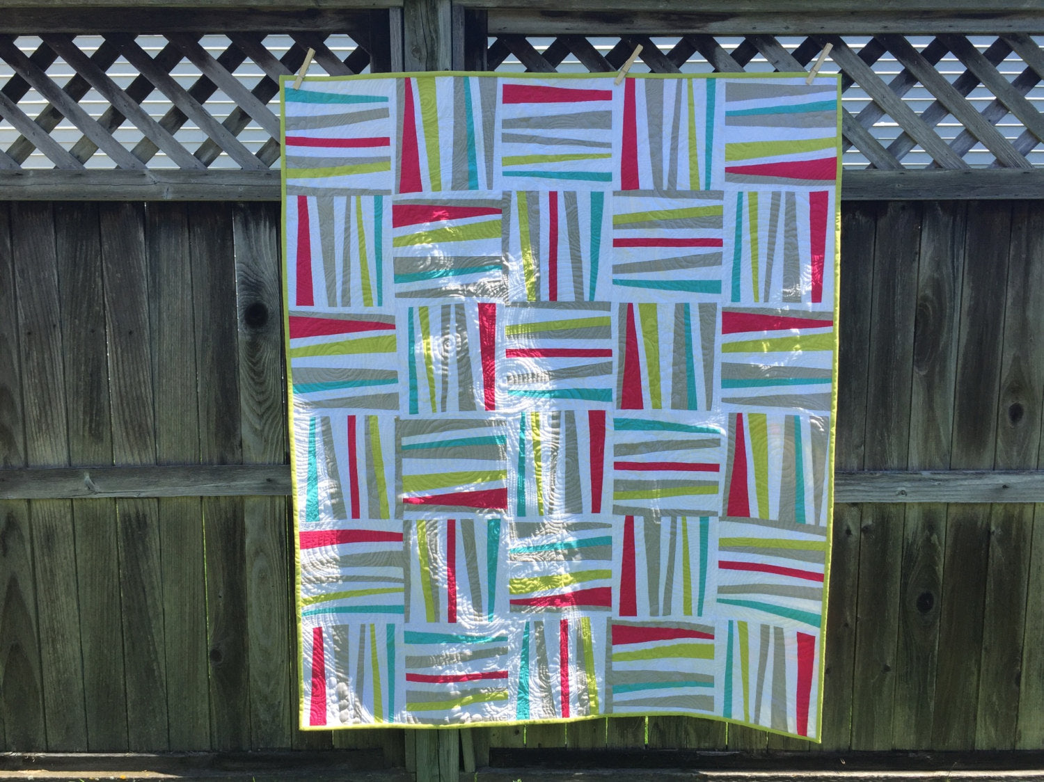 Tilted Stack Quilt Pattern - Foundation Piecing Pattern - Digital Down ...