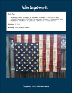Stars and Stripes - Foundation Piecing Quilt Pattern - Digital Download