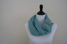 Load image into Gallery viewer, Crochet Pattern-Shell Style Cowl Scarf - Digital Download